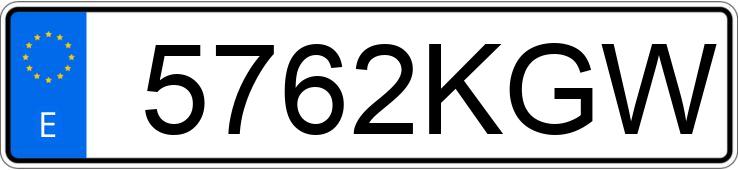 Numer rejestracyjny 5762KGW posiada SEAT TOLEDO Numer rejestracyjny 5762KGW posiada SEAT TOLEDO