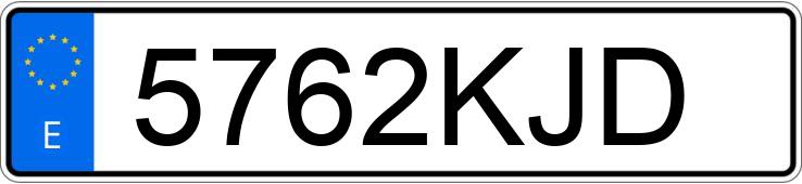 Numer rejestracyjny 5762KJD posiada SEAT LEON Numer rejestracyjny 5762KJD posiada SEAT LEON