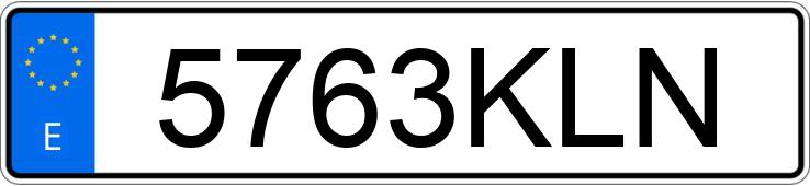 Numer rejestracyjny 5763KLN posiada OPEL CORSA