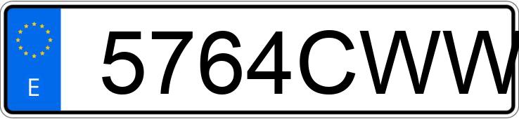 Numer rejestracyjny 5764CWW posiada SMART CABRIO Numer rejestracyjny 5764CWW posiada SMART CABRIO