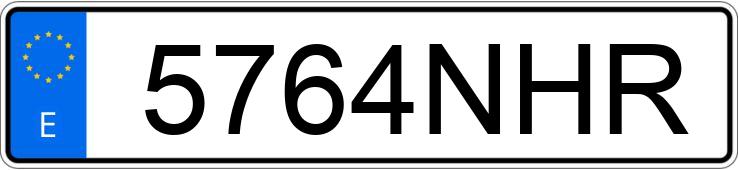 Numer rejestracyjny 5764NHR posiada AUDI A6