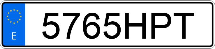 Numer rejestracyjny 5765HPT posiada MINI COUNTRYMAN