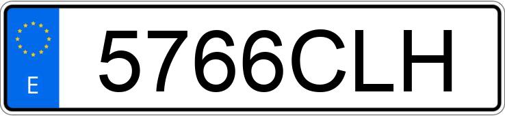 Numer rejestracyjny 5766CLH posiada BMW SERIE 3