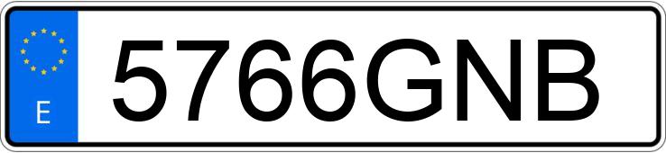 Numer rejestracyjny 5766GNB posiada SEAT ALTEA