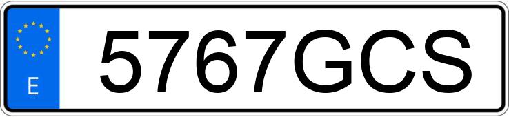 Numer rejestracyjny 5767GCS posiada BMW SERIE 1