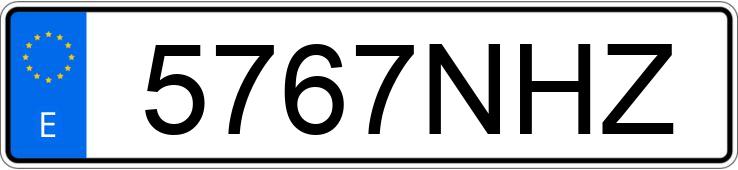 Numer rejestracyjny 5767NHZ posiada FORD KUGA