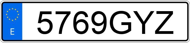 Numer rejestracyjny 5769GYZ posiada CITROEN C3