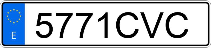 Numer rejestracyjny 5771CVC posiada BMW SERIE 5