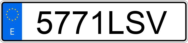 Numer rejestracyjny 5771LSV posiada MAZDA MAZDA2