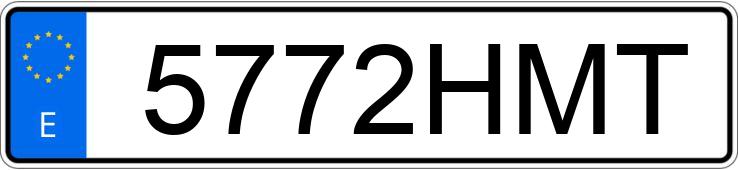 Numer rejestracyjny 5772HMT posiada VOLKSWAGEN SCIROCCO