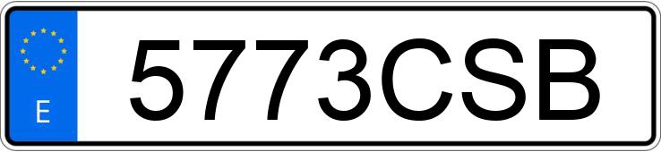 Numer rejestracyjny 5773CSB posiada VOLVO 850