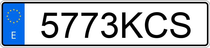 Le numéro d’enregistrement 5773KCS a VOLVO S60