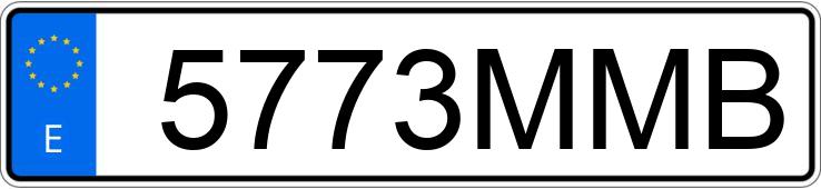 Le numéro d’enregistrement 5773MMB a TOYOTA GR86