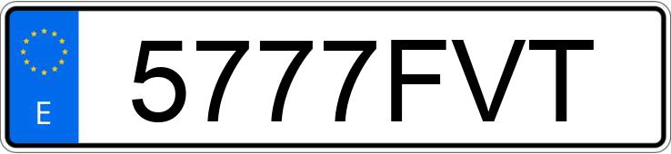 Numer rejestracyjny 5777FVT posiada RENAULT CLIO