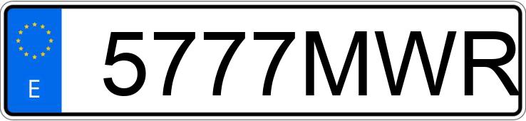 Numer rejestracyjny 5777MWR posiada AUDI Q3
