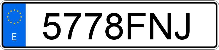 Numer rejestracyjny 5778FNJ posiada PEUGEOT 407