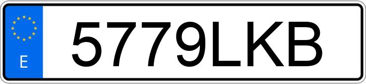 Numer rejestracyjny 5779LKB posiada HYUNDAI KONA