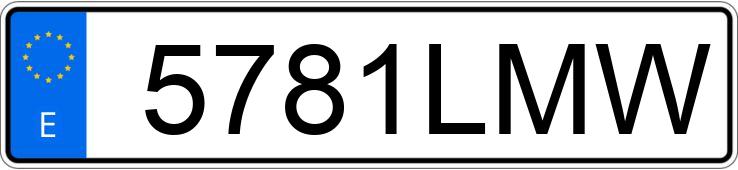 Numer rejestracyjny 5781LMW posiada VOLKSWAGEN TIGUAN ALLSPACE