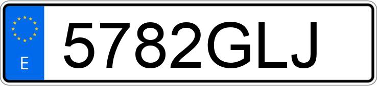 Numer rejestracyjny 5782GLJ posiada FIAT DOBLO