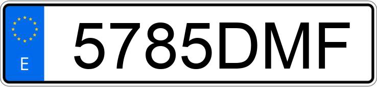 Numer rejestracyjny 5785DMF posiada SEAT IBIZA Numer rejestracyjny 5785DMF posiada SEAT IBIZA