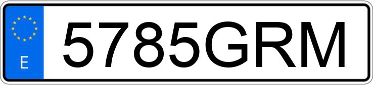 Numer rejestracyjny 5785GRM posiada NISSAN QASHQAI