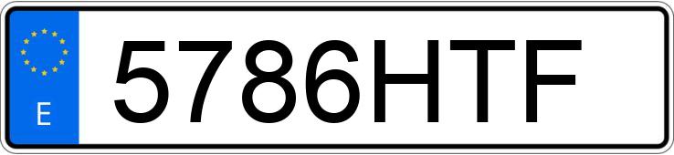 Numer rejestracyjny 5786HTF posiada RENAULT CLIO Numer rejestracyjny 5786HTF posiada RENAULT CLIO