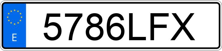 Numer rejestracyjny 5786LFX posiada MINI MINI Numer rejestracyjny 5786LFX posiada MINI MINI
