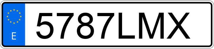 Numer rejestracyjny 5787LMX posiada SEAT ATECA