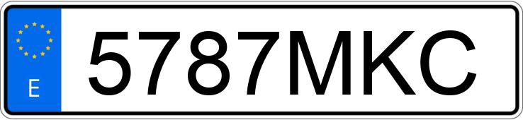 Numer rejestracyjny 5787MKC posiada FORD CUSTOM Numer rejestracyjny 5787MKC posiada FORD CUSTOM