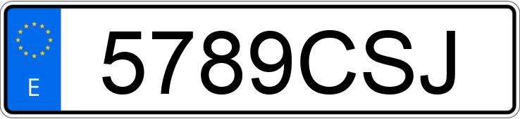 Numer rejestracyjny 5789CSJ posiada VOLKSWAGEN GOLF Numer rejestracyjny 5789CSJ posiada VOLKSWAGEN GOLF