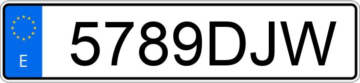 Numer rejestracyjny 5789DJW posiada CHRYSLER GRAND VOYAGER Numer rejestracyjny 5789DJW posiada CHRYSLER GRAND VOYAGER