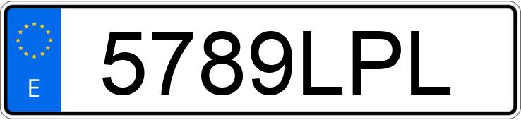 Numer rejestracyjny 5789LPL posiada BMW SERIE 1