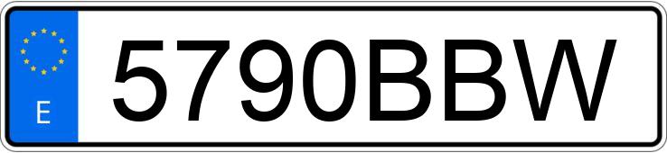 Numer rejestracyjny 5790BBW posiada SEAT IBIZA Numer rejestracyjny 5790BBW posiada SEAT IBIZA