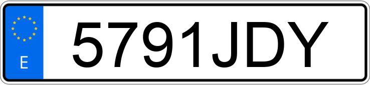 Numer rejestracyjny 5791JDY posiada SEAT LEON