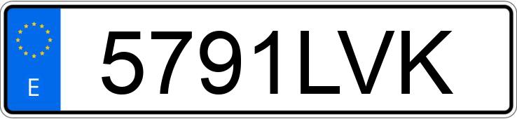 Numer rejestracyjny 5791LVK posiada SEAT LEON Numer rejestracyjny 5791LVK posiada SEAT LEON
