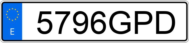 Numer rejestracyjny 5796GPD posiada OPEL ASTRA