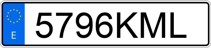 Numer rejestracyjny 5796KML posiada NISSAN JUKE