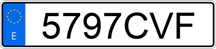 Numer rejestracyjny 5797CVF posiada MERCEDES SLK (170-171) 200 K