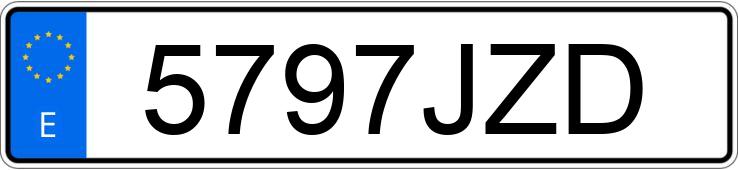 Numer rejestracyjny 5797JZD posiada CITROEN BERLINGO