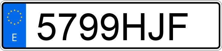 Numer rejestracyjny 5799HJF posiada AUDI Q3 Numer rejestracyjny 5799HJF posiada AUDI Q3