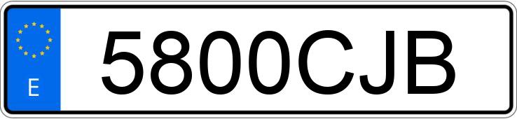 Numer rejestracyjny 5800CJB posiada SEAT LEON