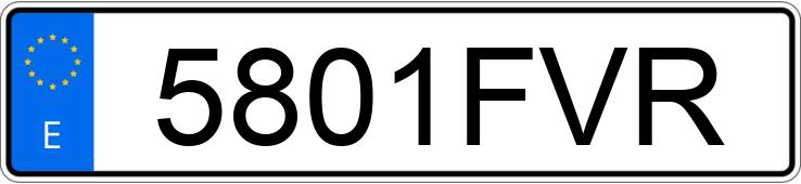 Il numero di registrazione 5801FVR ha CITROEN C4 1.4 LX