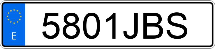 Numer rejestracyjny 5801JBS posiada SEAT IBIZA Numer rejestracyjny 5801JBS posiada SEAT IBIZA