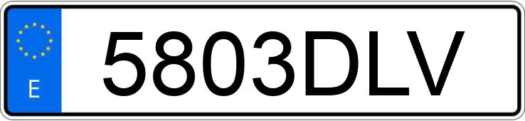 Numer rejestracyjny 5803DLV posiada SEAT IBIZA Numer rejestracyjny 5803DLV posiada SEAT IBIZA