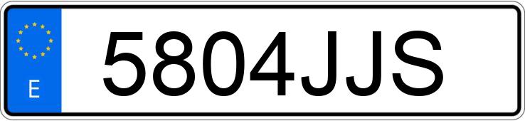 Numer rejestracyjny 5804JJS posiada CITROEN C4 GRAND PICASSO