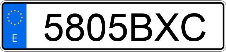 Numer rejestracyjny 5805BXC posiada PEUGEOT 307 Numer rejestracyjny 5805BXC posiada PEUGEOT 307