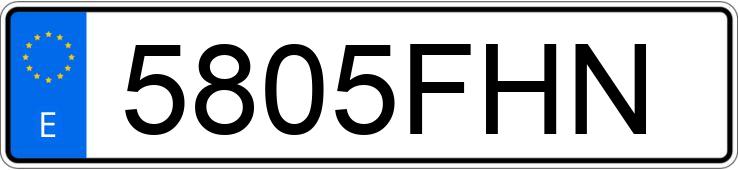 Numer rejestracyjny 5805FHN posiada BMW SERIE 3 Numer rejestracyjny 5805FHN posiada BMW SERIE 3