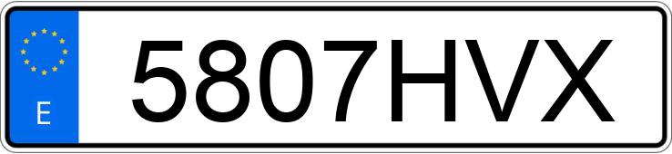 Numer rejestracyjny 5807HVX posiada FORD C-MAX