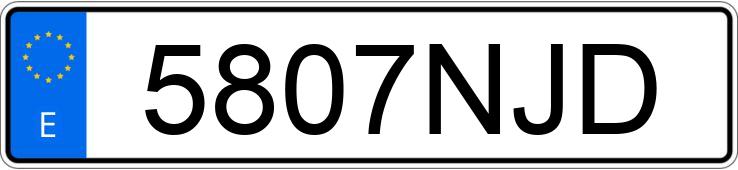 Numer rejestracyjny 5807NJD posiada LEXMOTO ASPIRE