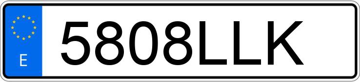 Numer rejestracyjny 5808LLK posiada IVECO DAILY Numer rejestracyjny 5808LLK posiada IVECO DAILY